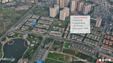 Mời khách mua xem nhà: Căn L01 - 22 biệt thự An Khang căn góc Đông Nam, 237.5m2, sát công viên