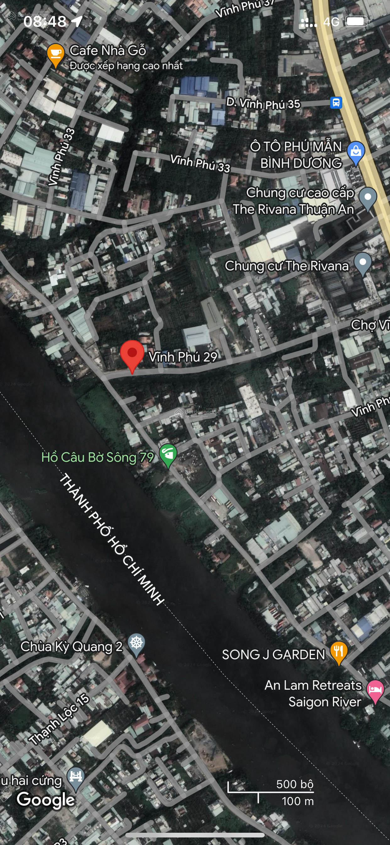 248m2 đất gần sông Sài Gòn thoáng mát, Vĩnh Phú 29, Thuận An, Bình Dương, sau lưng uỷ ban phường