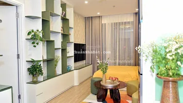 6,3tr/tháng, cho thuê căn hộ Vinhomes Smart City full nội thất, gần trường gần công viên, có MPDV