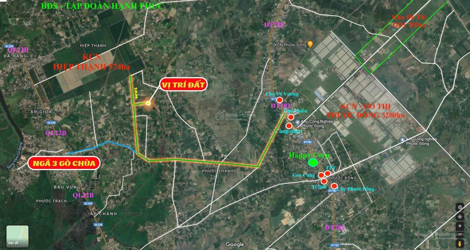 Chủ cần tiền bán gấp lô đất 5x34m thổ cư 165m2 Hiệp Thạnh - Gò Dầu - Tây Ninh. Chỉ 380 triệu