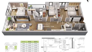 12 tỷ chính chủ bán căn hộ 3 pn 105m2 tòa BRG 25 LVL tầng cao view công viên. Có slot oto.