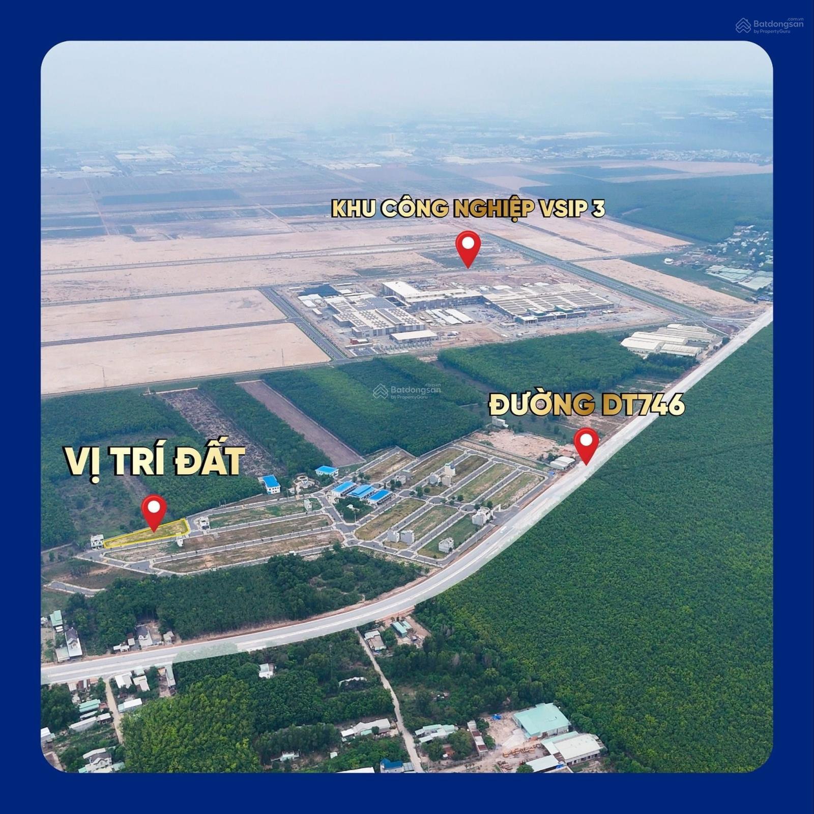 Bán 4 lô cuối cùng xuất nội bộ khu nhà ở Tân Lập (Victory City) kế VSIP 3 Lego