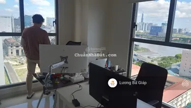 Tin thật 100%! Cho thuê gấp officete Saigon Royal 45m2, 1PN, NT cơ bản. Giá 14tr/th. LH: 0941 190 ***