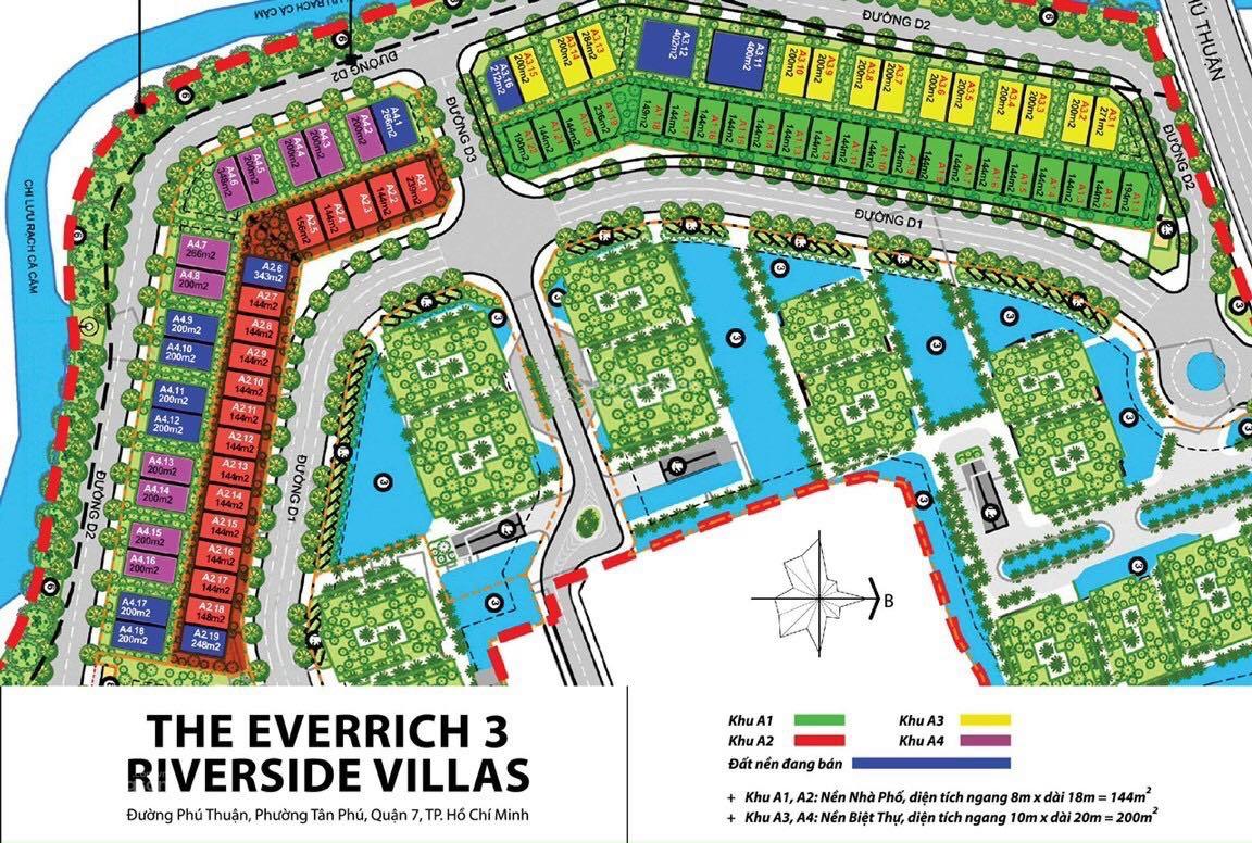 Tôi chính chủ lô góc đất biệt thự Everich 3 Quận 7, view sông, kế Phú Mỹ Hưng, DT 11x20 giá 33 tỷ Tôi chính chủ lô góc đất biệt thự Everich 3 Quận 7, view sông, kế Phú Mỹ Hưng, DT 11x20 giá 33 tỷ
