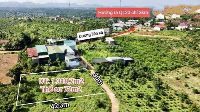 Chỉ 2 tỷ 52 sở hữu nhanh lô đất 210.4m2 sẵn TC xã Lộc An, Bảo Lâm, Lâm Đồng