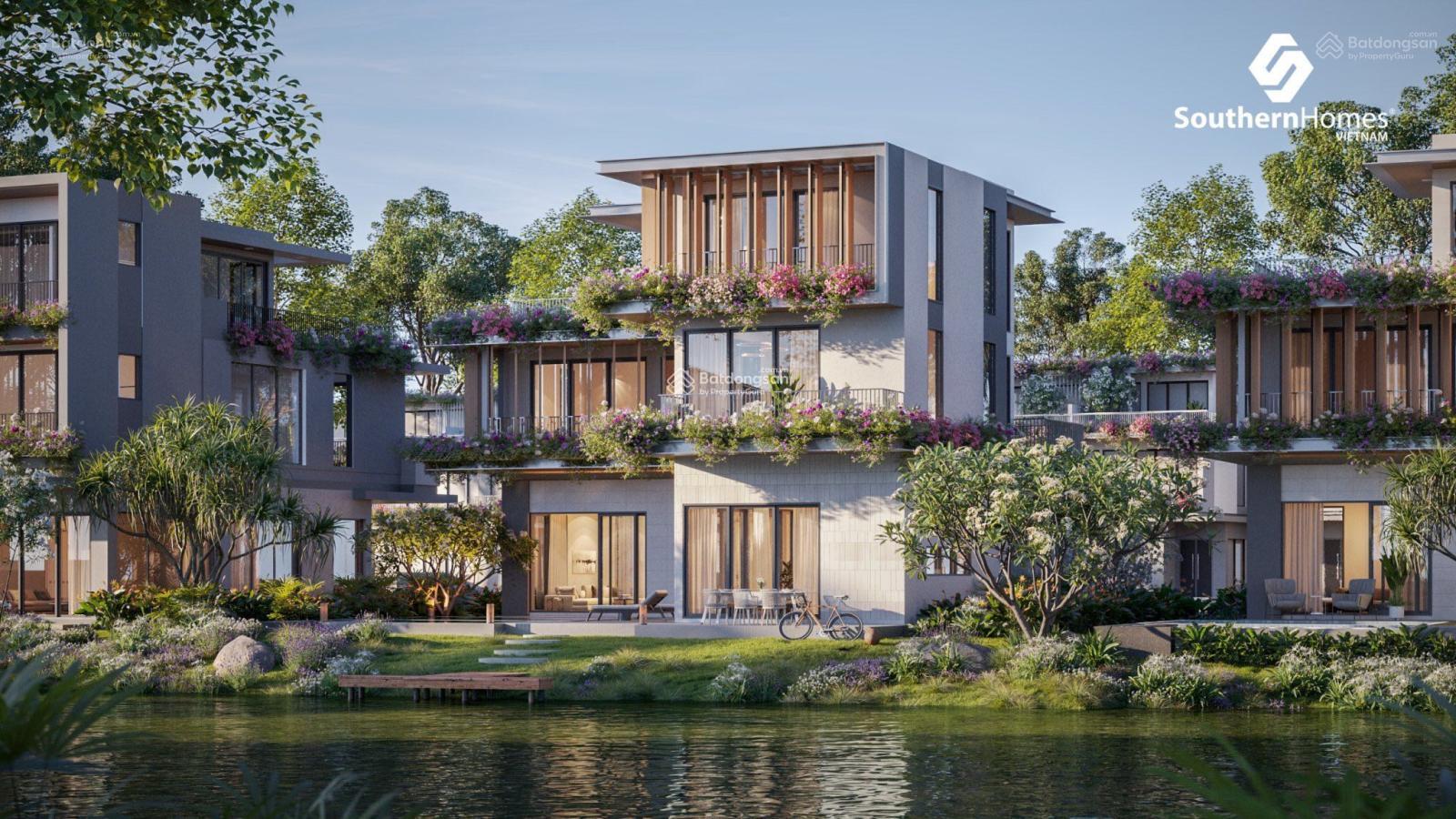 Suất ngoại giao biệt thự khoáng nóng Onsen Villa 2 mặt tiền sông, trực tiếp CĐT Eco Park