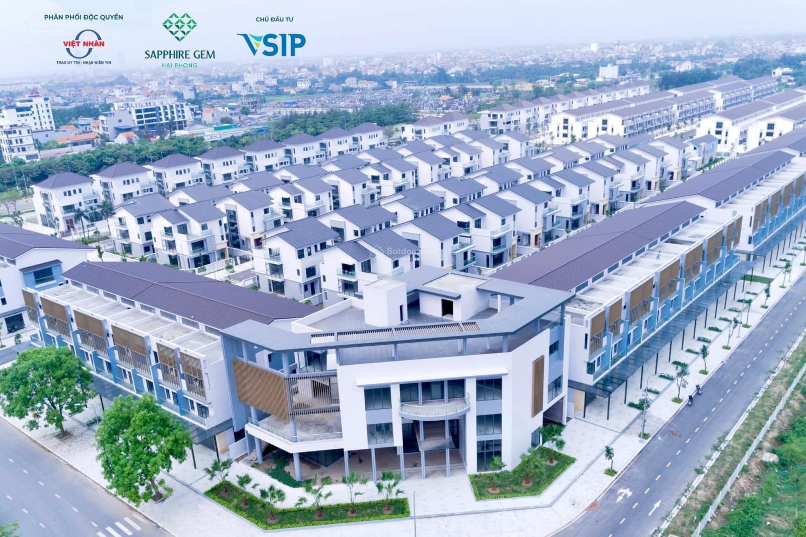 Bán căn LK 110m2 Sapphire Gem Hải Phòng giá đất chỉ 46triệu/m2 - Cách TTHC chính trị mới HP 1,5km