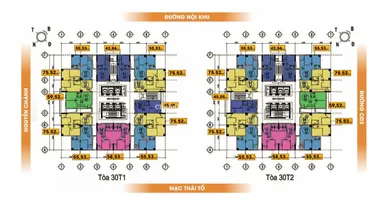 Bán Căn hộ 2PN, 1WC, 55m2 giá ưu đãi tại Nguyễn Chánh, p Trung Hòa, Q.Cầu Giấy, HN, 3,7 tỷ