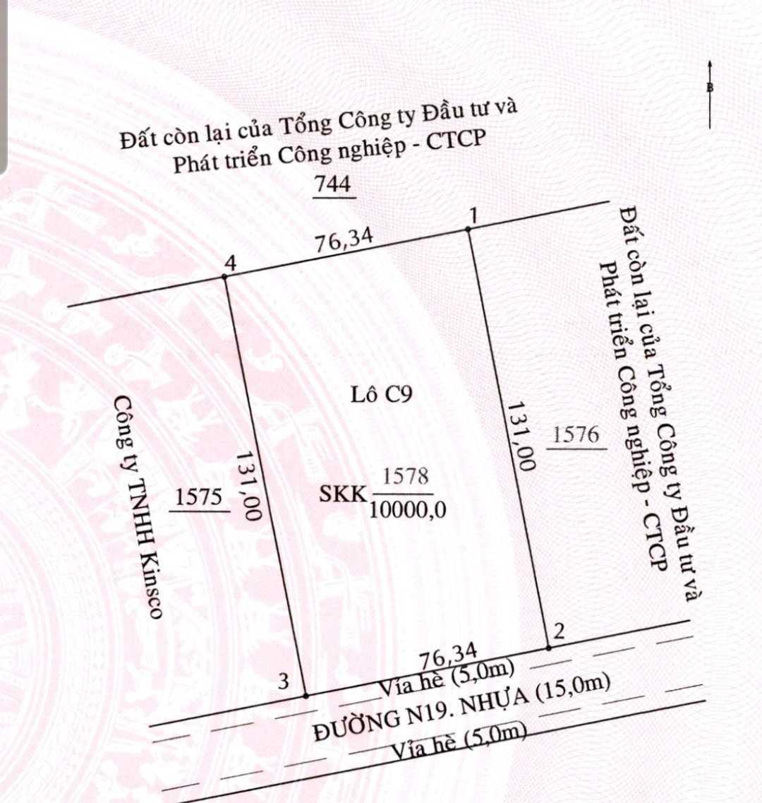Bán đất khu công nghiệp Bàu Bàng 1 ha