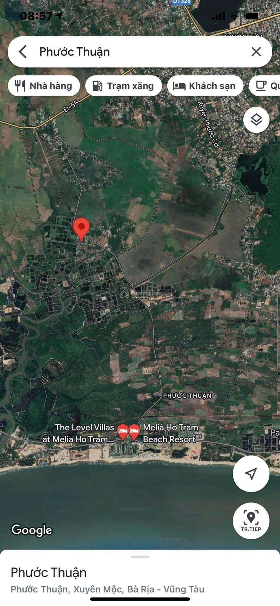 Bán đất thổ cư Phước Thuận Hồ Tràm cách Melia 4km 300m sẵn 100m2 thổ cư thích hợp xây homestay Bán đất thổ cư Phước Thuận Hồ Tràm cách Melia 4km 300m sẵn 100m2 thổ cư thích hợp xây homestay