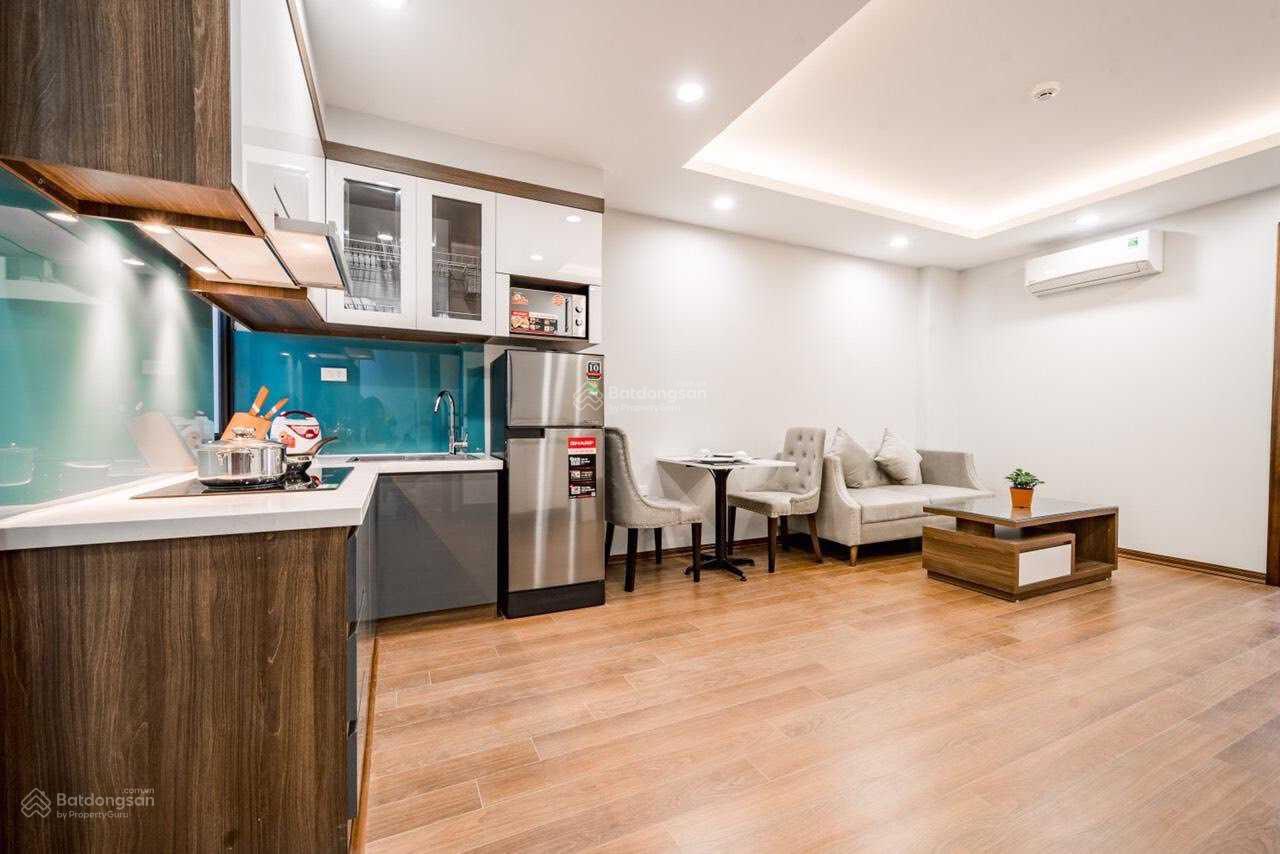 Căn hộ dịch vụ 1 ngủ 55m2 cạnh Rmit cho thuê tại phố Kim Mã, đối diện Daewoo, Lotte, Hồ Thủ Lệ