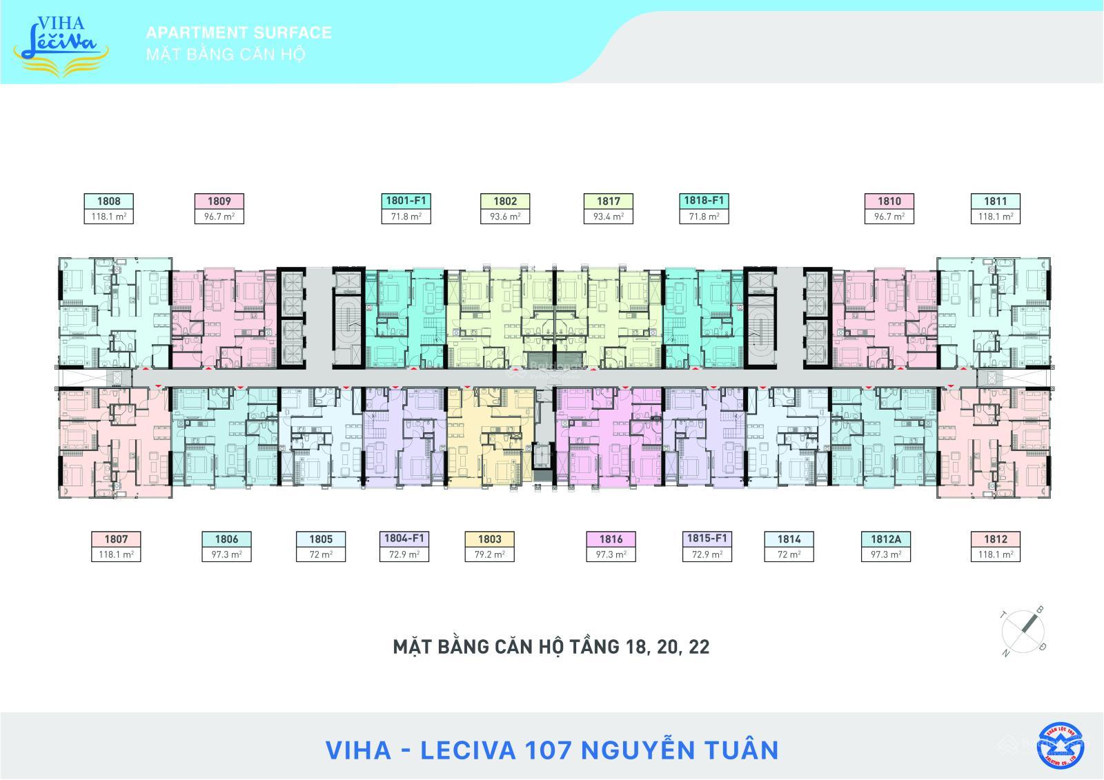 Duy nhất căn góc Đông Nam Đông Bắc 118m2 tại Viha Leciva 107 Nguyễn Tuân, căn hộ 1812 cần bán gấp Duy nhất căn góc Đông Nam Đông Bắc 118m2 tại Viha Leciva 107 Nguyễn Tuân, căn hộ 1812 cần bán gấp