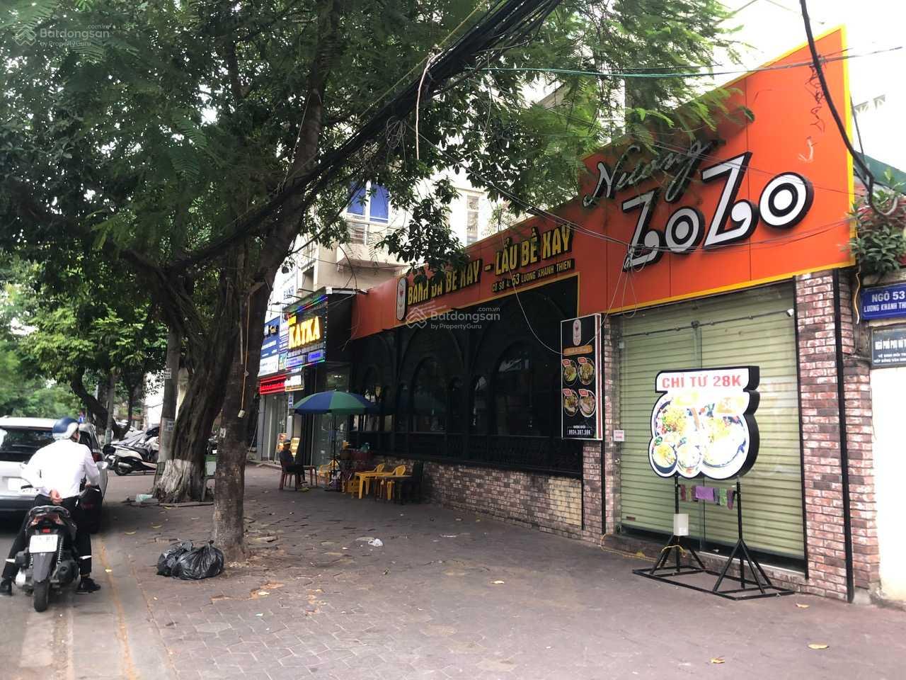 Cho thuê siêu phẩm mặt đường Trần Phú gần Nhà Hát Lớn, mặt tiền 6.5m, Dt 90m2, nhà 2 tầng thông sàn