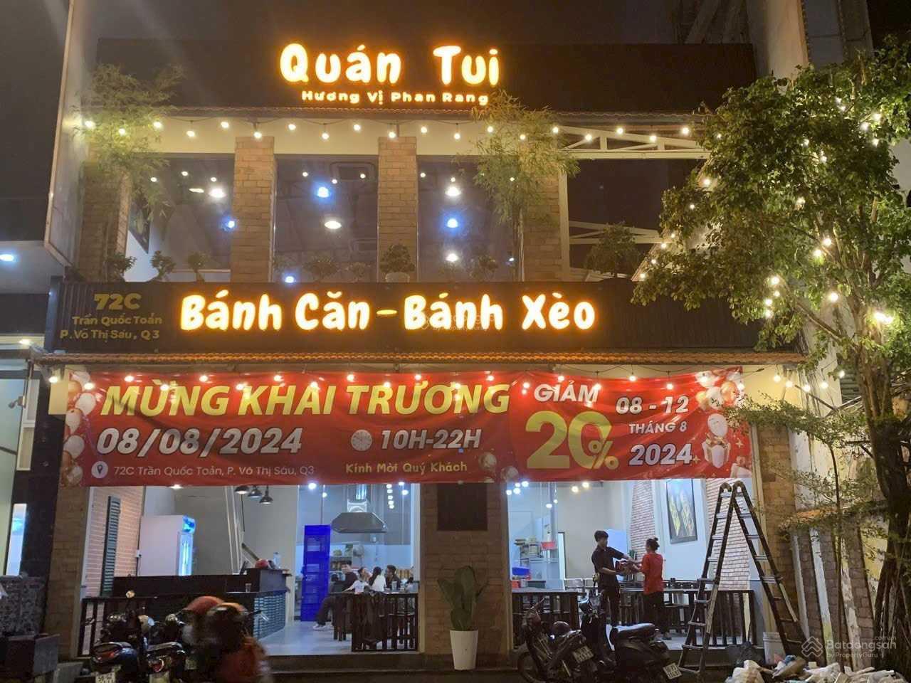 Cho thuê nhà mặt tiền Trần Văn Đang, Quận 3. DT: 12x40m. 1 trệt, 1 lầu. DTSD: 880m2