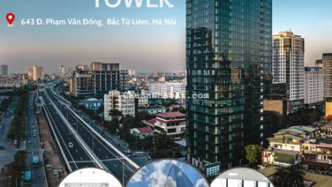 Cho thuê văn phòng hạng A tại tòa nhà Leadvisors Tower - Phạm Văn Đồng - Bắc Từ Liêm - Hà Nội