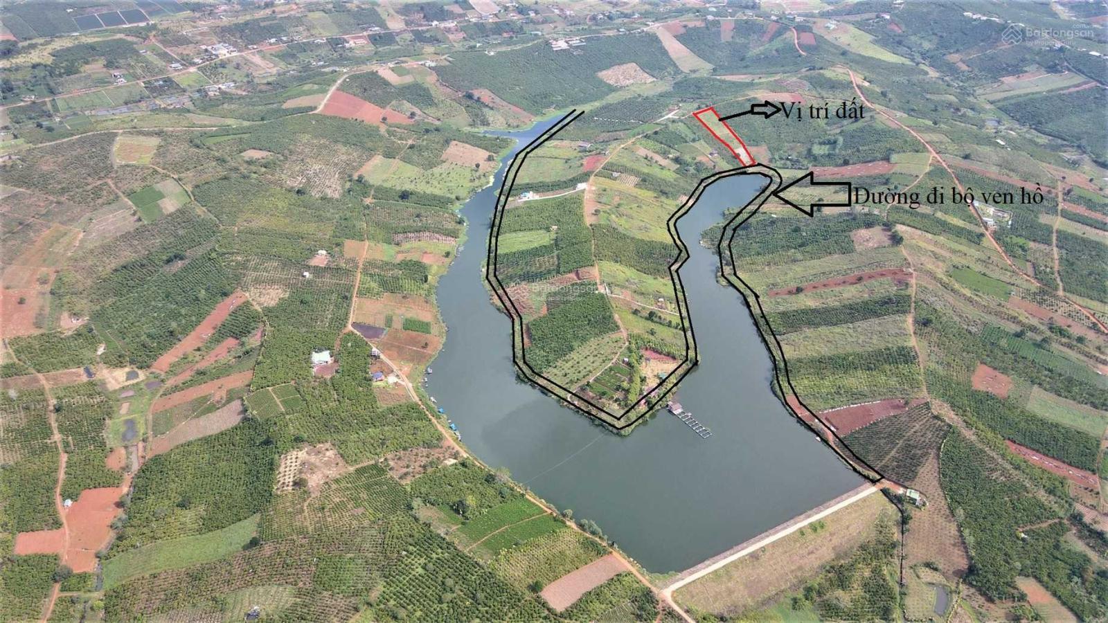 5300m2 đất ven hồ thôn 3, quy hoạch thổ cư, sát TT TP Bảo Lộc giá chỉ 2tr/m2