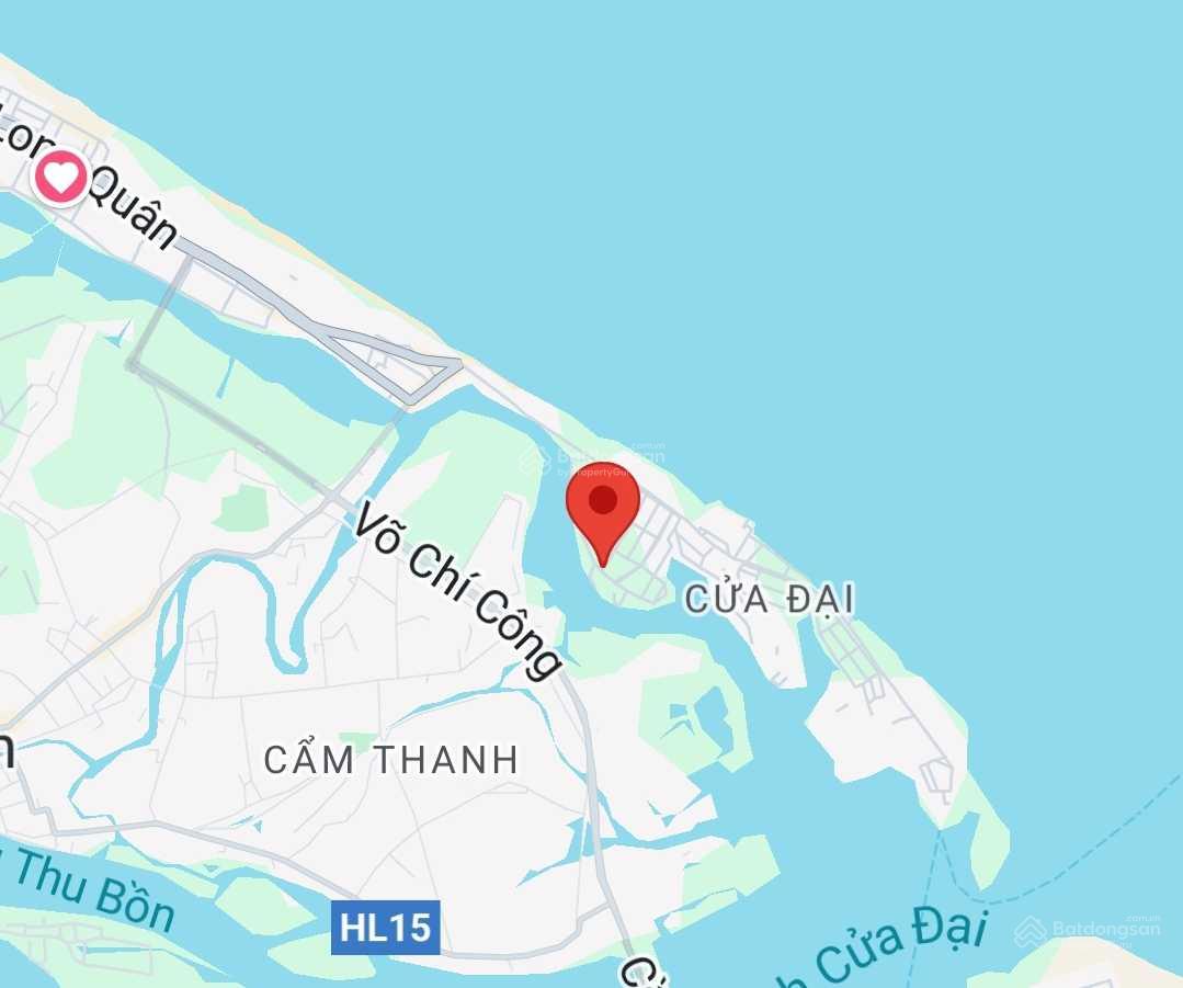 Bán đất 2 mặt tiền Phước Trạch, đường Hoàng Sa, Hội An, 1200m2