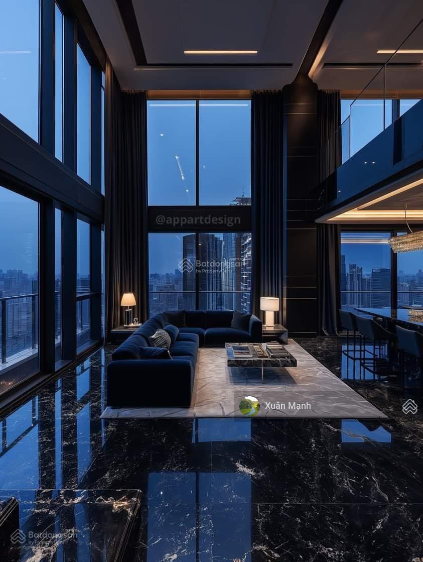 Sky villa 430m2, sân vườn 100m2, cửa ĐB, ban công TN, 4PN, tại Mỹ Đình Pearl-Phú Đô, LH 0962 636 ***