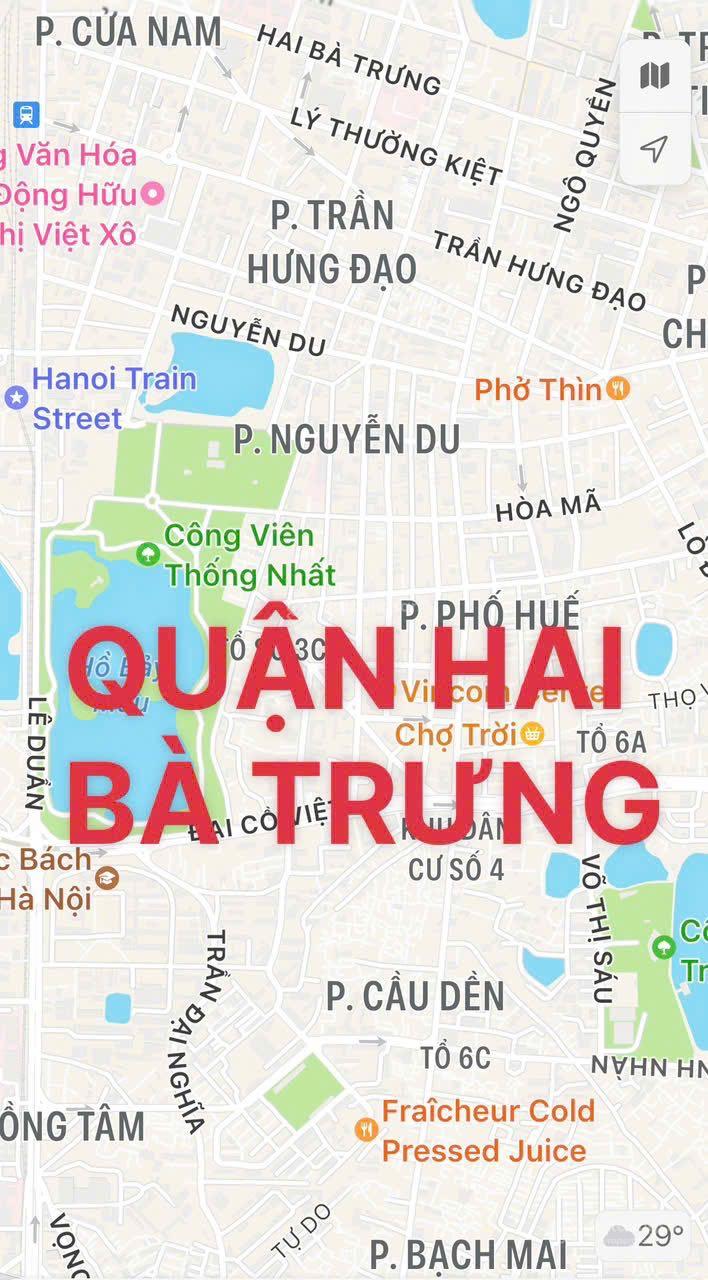 Cần bán nhà mặt phố Trần Xuân Soạn Hai Bà Trưng. DT 125m2 x 9T, MT 5m. Vị trí nhà giữa phố, sầm uất