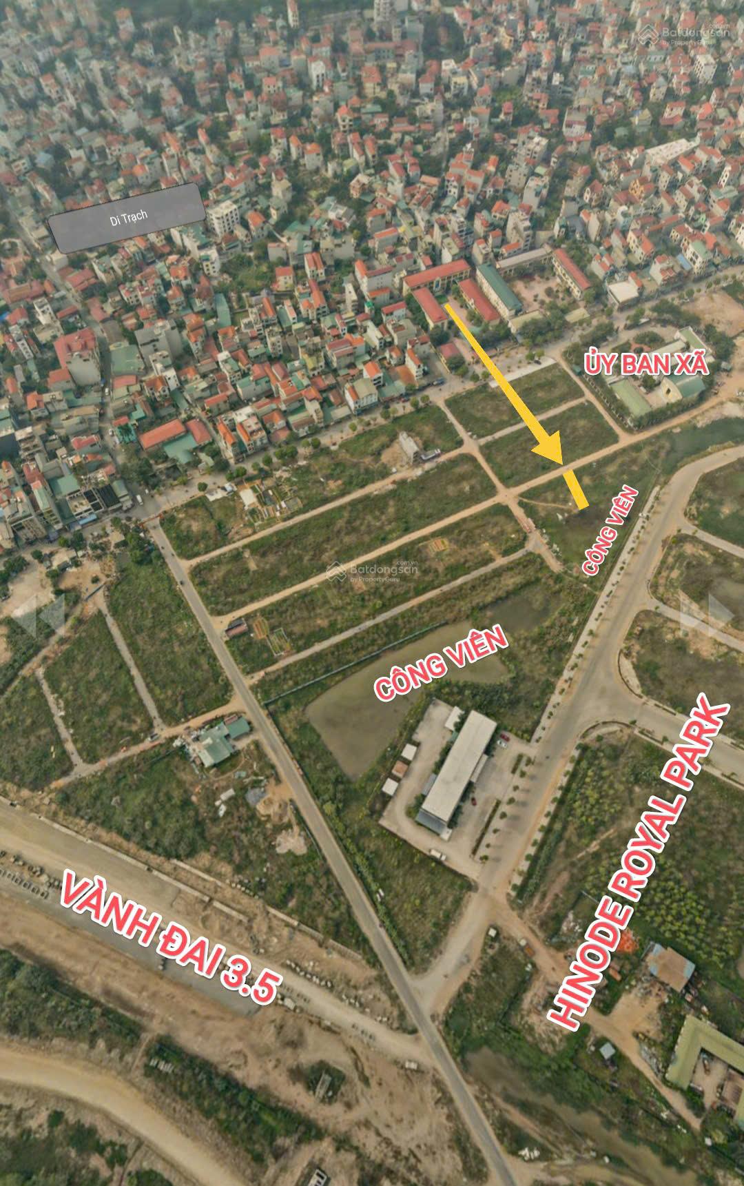Bán 85.7m2 đất dịch vụ Di Trạch, 2 mặt thoáng, giá đầu tư