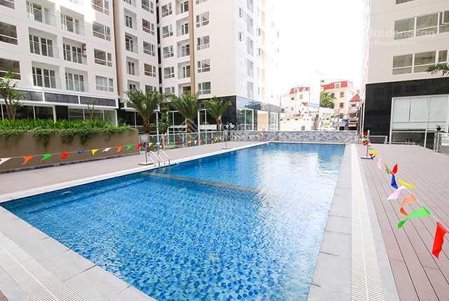 Cho thuê gấp studio, officetel, 1 PN, căn hộ cao cấp Sky Center giá 9 tr