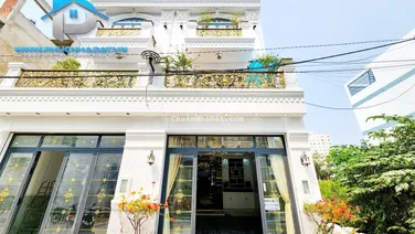Biệt thự tân cổ điển full nội thất khu dân cư Anh Tuấn Green Riverside Nhà Bè - giá 8.9 tỷ, 5x18m