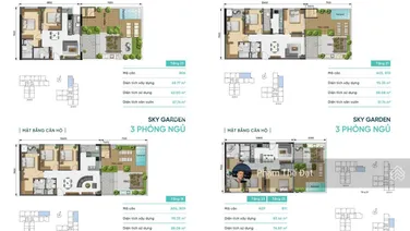 Căn hộ sân vườn cực đẹp tầng cao dt: 119m2, giá công khai 8,2 tỷ all in. Anh chị call em Đạt hỗ trợ