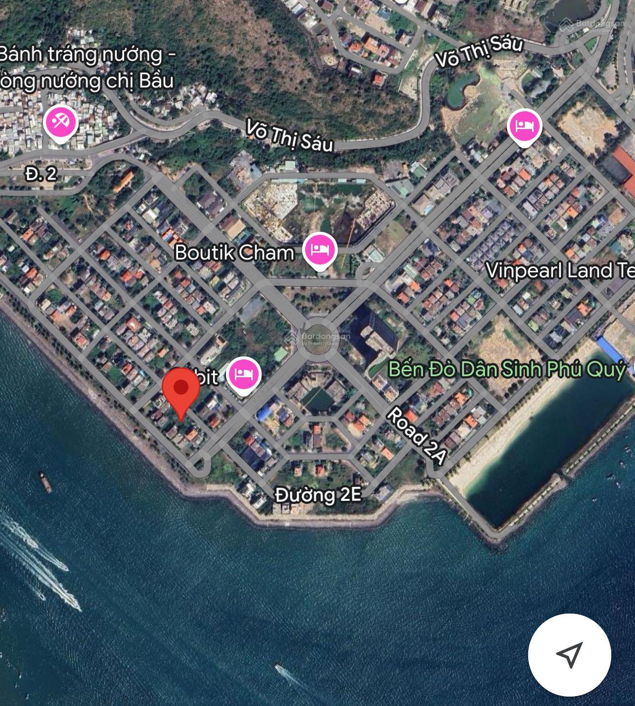 Bán đất biệt thự An Viên Nha Trang, 264m2, hướng Đông Bắc, sát mặt biển. Giá 85 tr/m2