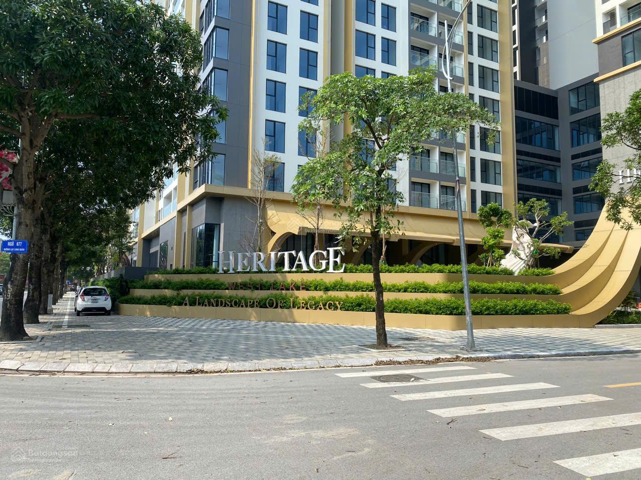 Cho thuê mặt bằng Heritage West Lake không gian sang trọng tại trung tâm Hà Nội