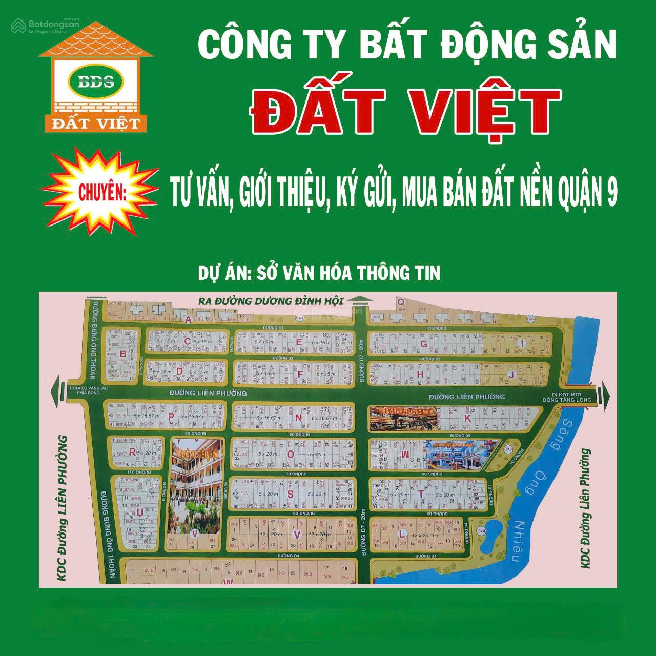 Bán nhanh lô đất chính chủ giá tốt nhất dự án Sở Văn Hoá Thông Tin, Bưng Ông Thoàn, Phú Hữu, Quận 9 Bán nhanh lô đất chính chủ giá tốt nhất dự án Sở Văn Hoá Thông Tin, Bưng Ông Thoàn, Phú Hữu, Quận 9