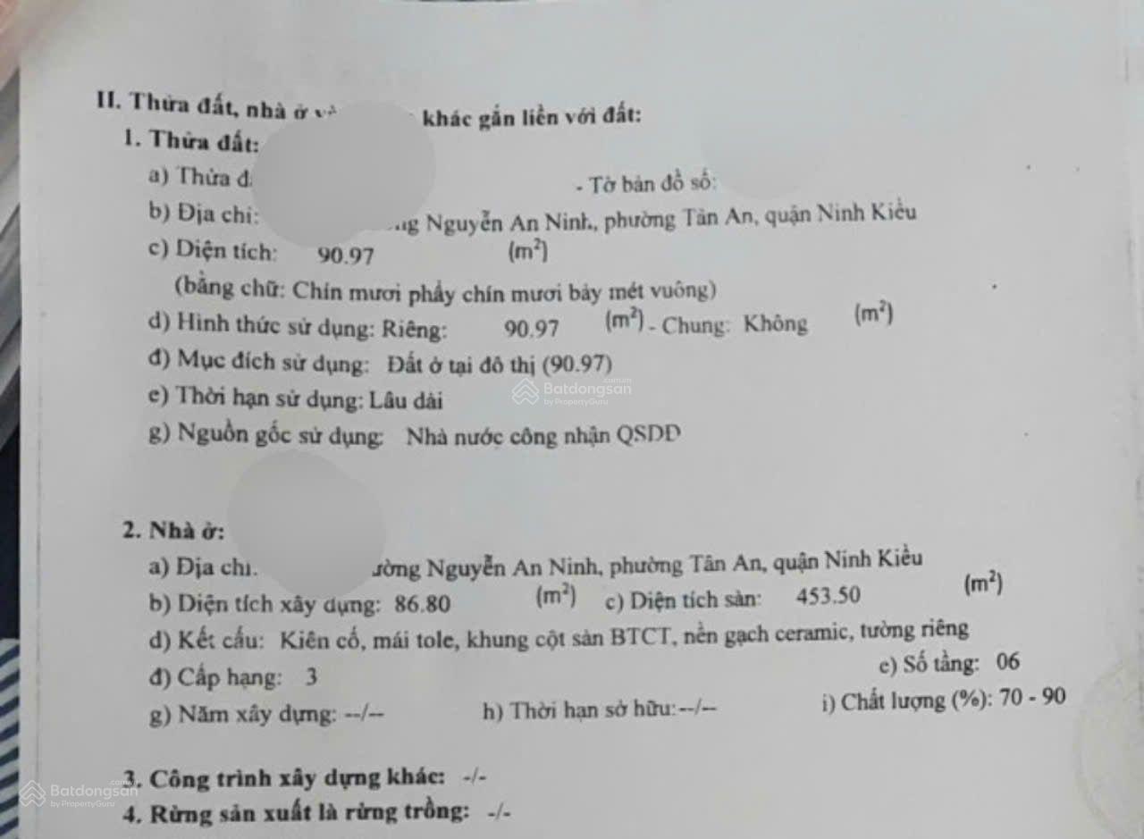 Bán Khách Sạn Mặt Phố Nguyễn An Ninh, giá 18 tỷ VND, 91m2, view đẹp, pháp lý đầy đủ