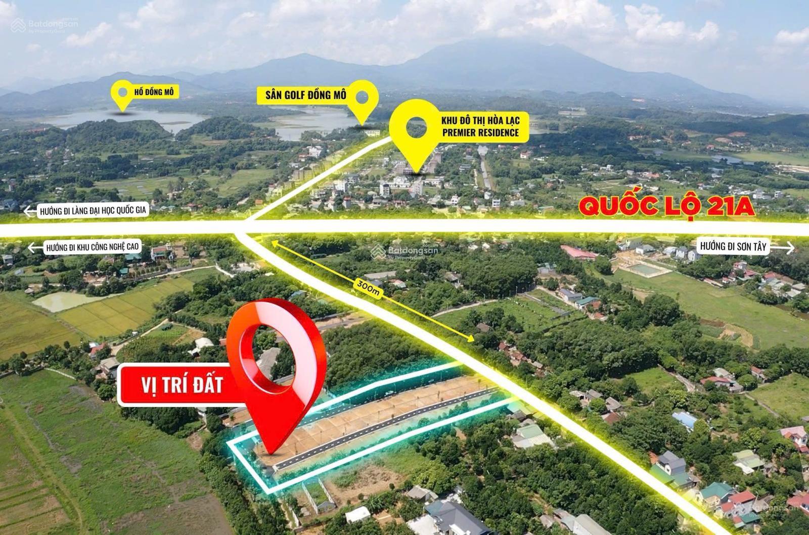 1,3 tỷ đất nền Đồng Trúc, Thạch Thất, gần Đại Lộ Thăng Long, sát CNC Hòa Lạc