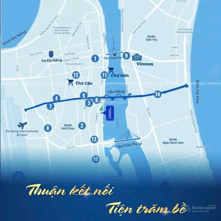 Chỉ còn 2 căn view sông cầu rồng được tặng full nội thất khi booking căn hộ Landmark Tower Đà Nẵng
