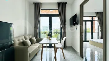 1PN - phòng 2 ban công - Full nội thất máy giặt riêng