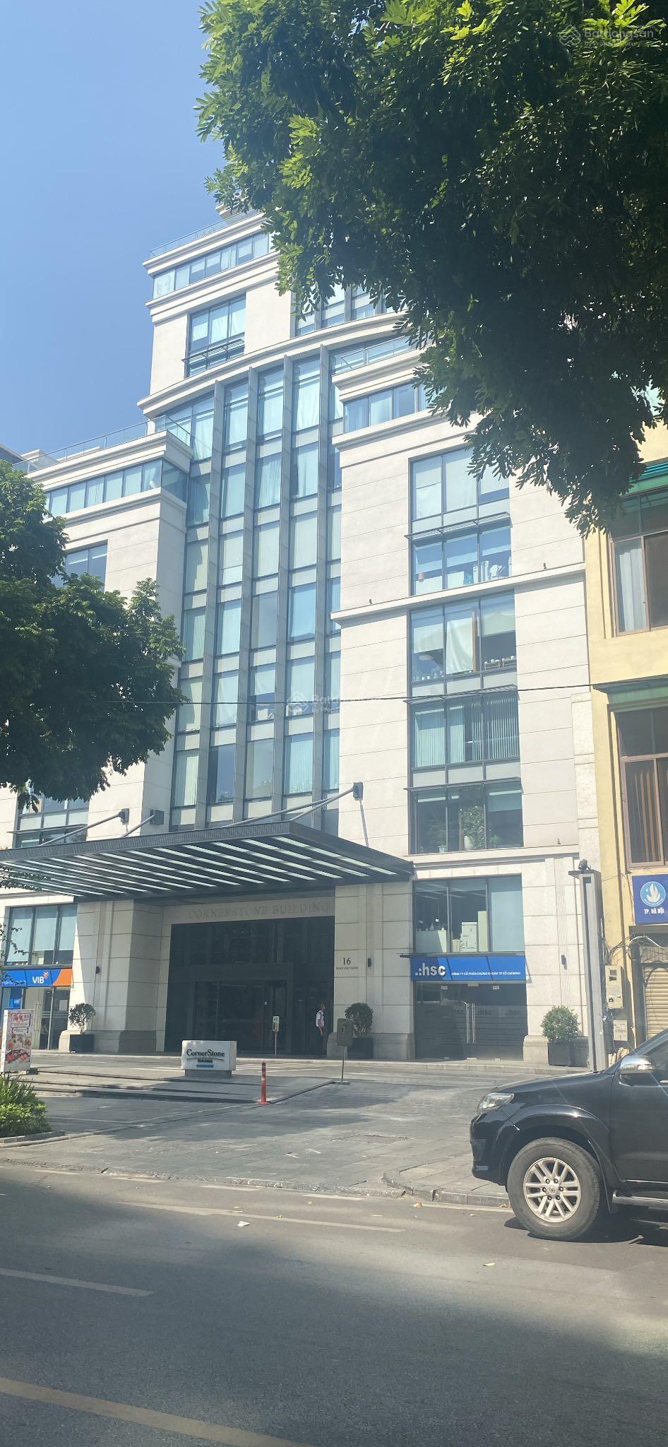 Cho thuê văn phòng toà Corner Stone Phan Chu Trinh Hoàn Kiếm 80m2 100m2 150m 300m 600m2 giá 300k/m2