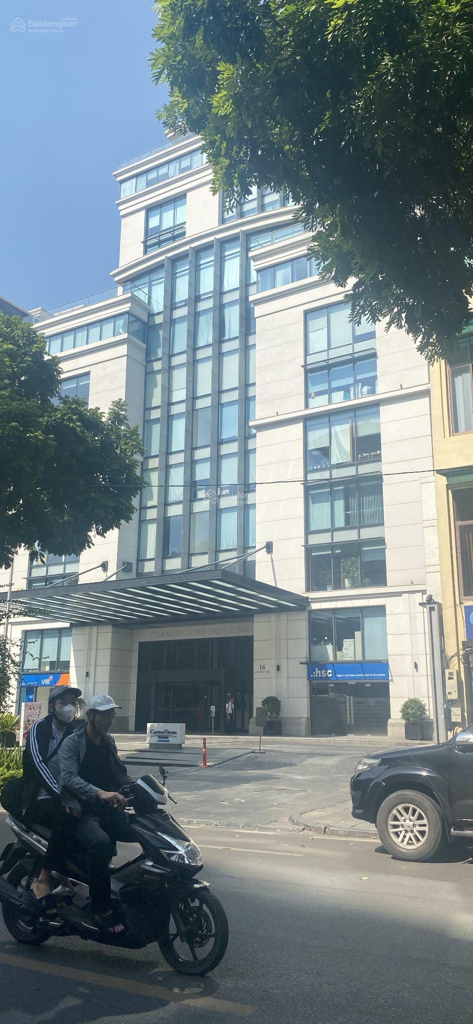 Cho thuê văn phòng toà Corner Stone Phan Chu Trinh Hoàn Kiếm 80m2 100m2 150m 300m 600m2 giá 300k/m2