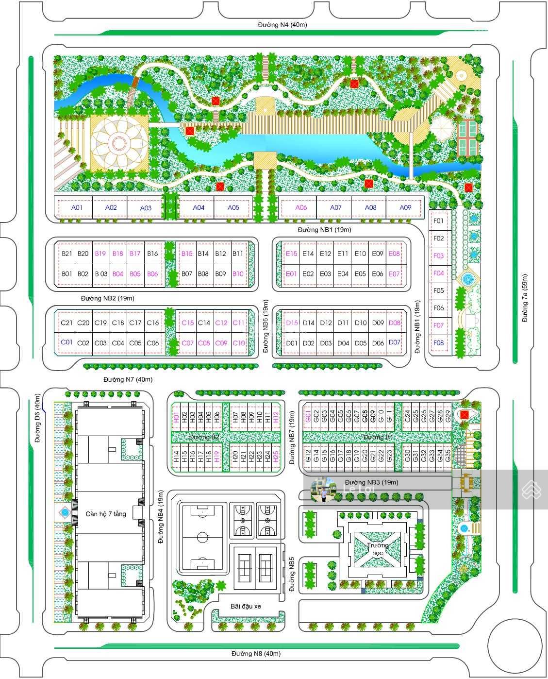 Bán nền nhà phố trục đường N7 (40m) thuộc dự án Phú Thịnh 1 - Đông Sài Gòn, Nhơn Trạch, Đồng Nai