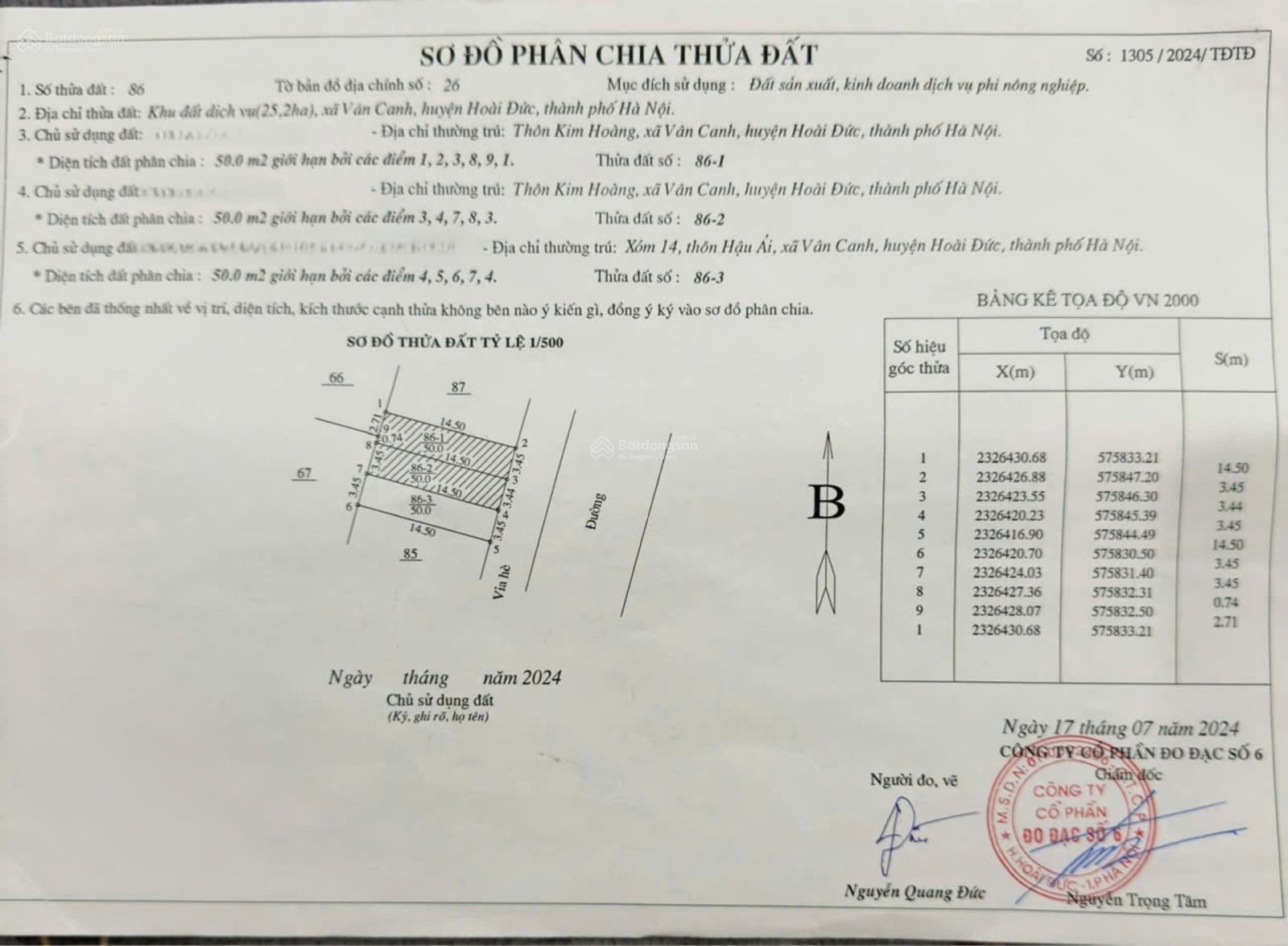 Bán 50m2 mặt đường 20m hướng Đông, trục thông sang khu chung cư An Lạc Symphony. Giá đầu tư cực tốt