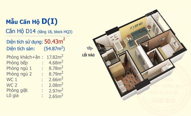 Chính chủ về quê bán lại căn hộ chợ đầu mối Bình Điền 55m2/2PN tầng 8 chỉ 1.030 tỷ 0909 146 ***