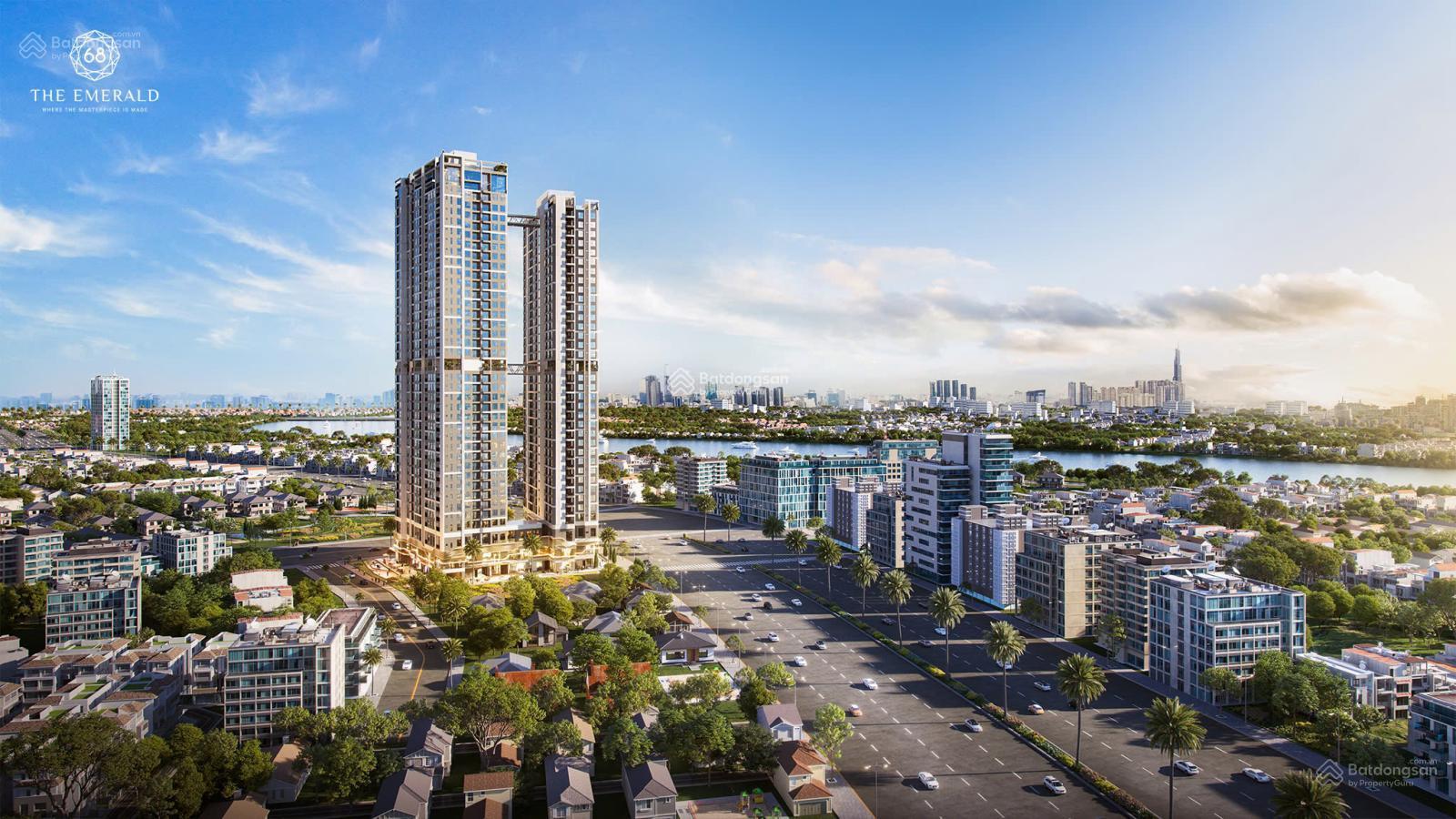 Căn hộ Emerald 68 giá tốt nhất, TT 10% kí HĐMB, chỉ 10% nhận nhà, booking sớm CK 1% và tặng 50tr