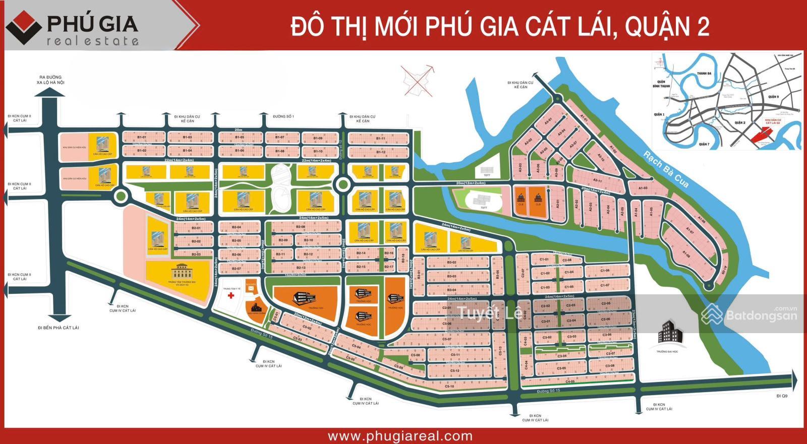 Bán nhanh lô đất khu Cát Lái, mặt tiền đường lớn, thuận tiện buôn bán dt(10x20) giá 75tr, sổ hồng