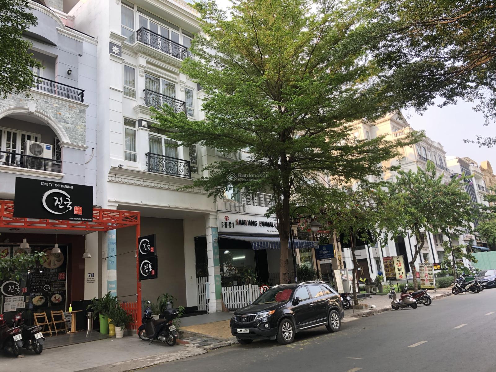 Bán nhà phố kinh doanh khu Hưng Gia, Hưng Phước, Phú Mỹ Hưng, Q7, đường lớn 17,5m, giá 34.5 tỷ, sh