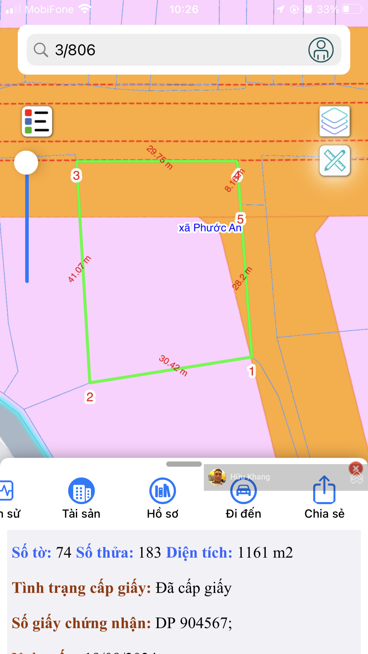 Góc hai mặt tiền đường Hùng Vương - Phước An - DT: 1161m2 TC 300m2 - kinh doanh thuận tiện