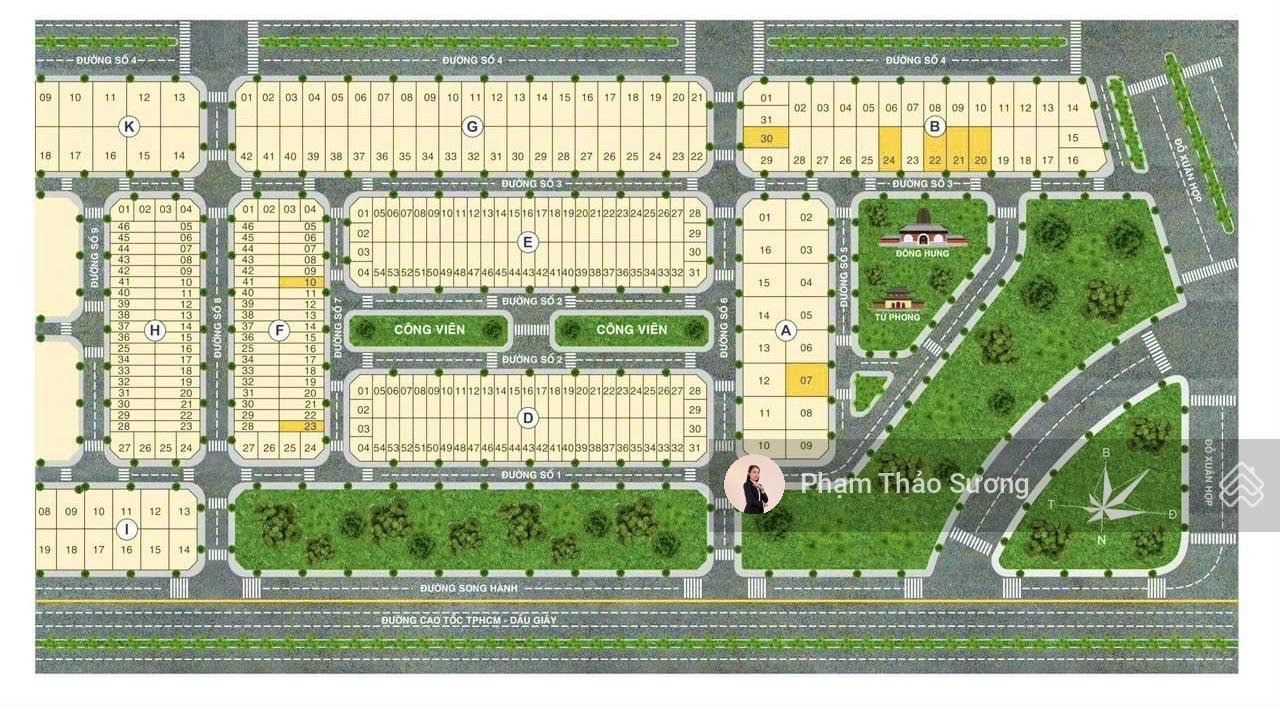 Chính chủ bán nền góc 2MT siêu đẹp 10x20 m ngay chùa Đông Hưng - kế Global City, Q2 chỉ 215tr/m2