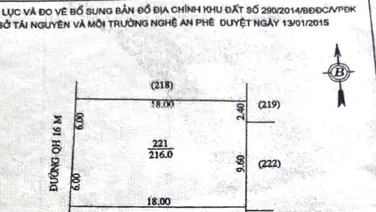 Bán đất biệt thự kinh doanh đối diện 3 tòa chung cư Arita Homes, đường 16m kinh doanh