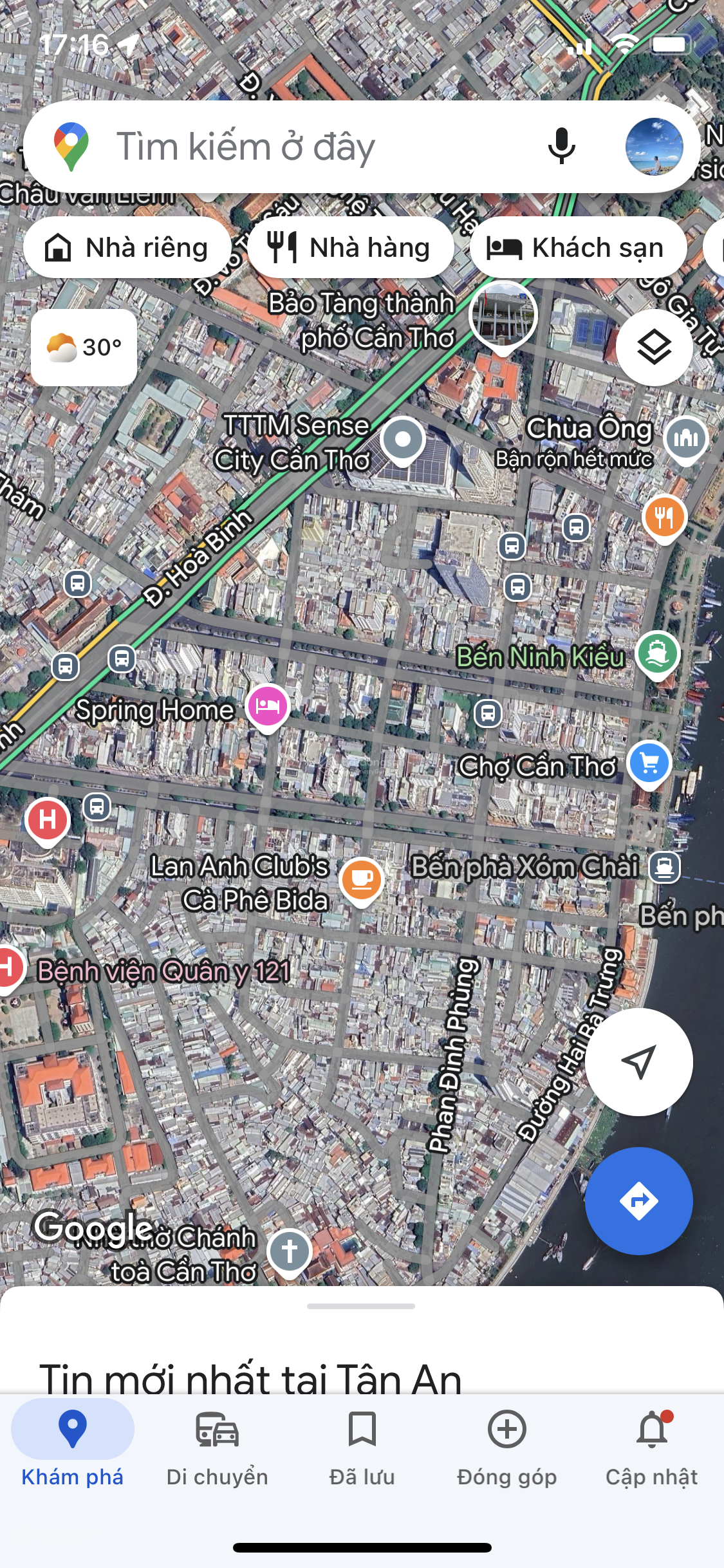 Bán khách sạn đường Nguyễn An Ninh, gần Bến Ninh Kiều, gần bệnh viện Đa Khoa Thành Phố Cần Thơ