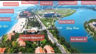 Bán lô đất 2 mặt tiền 837m2. View biển - sông , p Hội An Đông - tp Đà Nẵng. Lh 0938 178 ***
