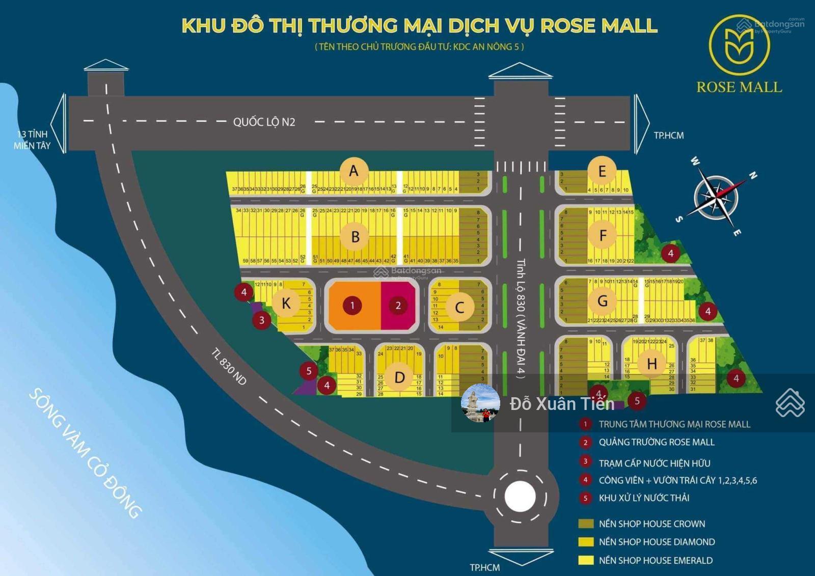 Khách em kẹt tiền bán lô 300tr nên An Nông 5 (Rose Mall), 64m2 sổ sẵn, giá 1tỷ450 LH 0934 004 ***