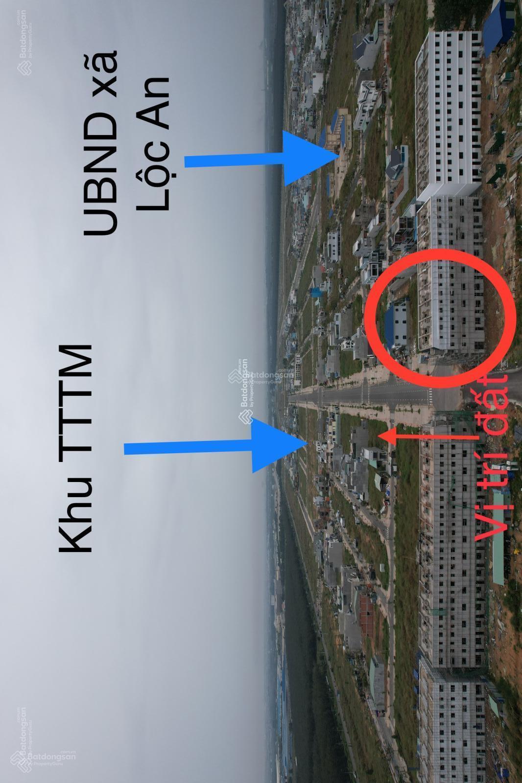 Lô góc đẹp nhất Tái Định Cư Lộc An Bình Sơn. Diện tích 28x15 full thổ cư vỉa hè 10m, giá bán 9tỷ