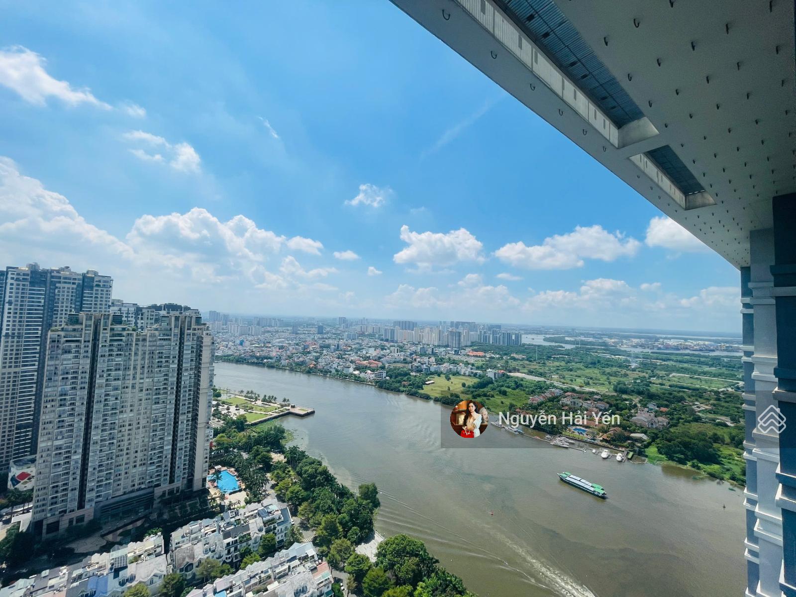 Hải Yến NAM MINH LAND- cho thuê căn hộ Sunwah Pearl 2 phòng ngủ + 1, tầng cao, giá 45tr đủ nội thất